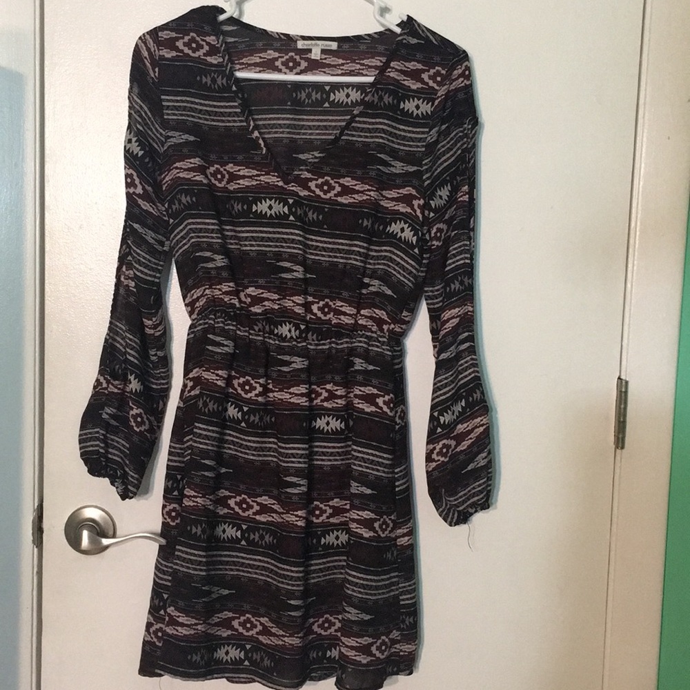 Charlotte Ruse Tribal Print Dress